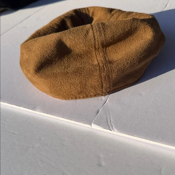 Daniel Cremieux Chestnut Suede Newsboy Cap - Picture 5 of 8